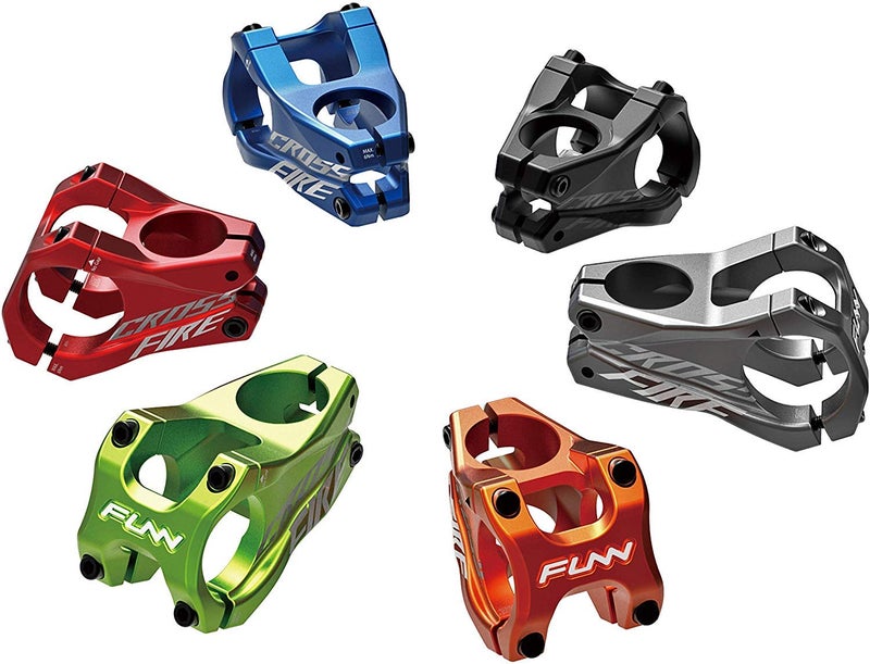 Funn Crossfire Mountain Bike Stem with 35mm Bar Clamp - Durable and Lightweight Alloy Bicycle Stem for Mountain Bike and BMX Bike, Length 35mm stem (Orange) - Image 4